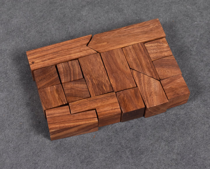 Repro 1966 Lanier Graham Chess Set- Chess Pieces Only - Absract set - Golden Rosewood- 2.7" - Warehouse Clearance - USA Shipping Only