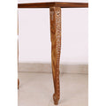 21" Players Wooden Chess Table – Golden Rosewood & Acrylic Ivory (27" Height)