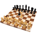 Juego de ajedrez minimalista moderno Berliner de 3,9 pulgadas, ligeramente imperfecto - Solo piezas de ajedrez - Caja de madera de boj ebonizada con peso