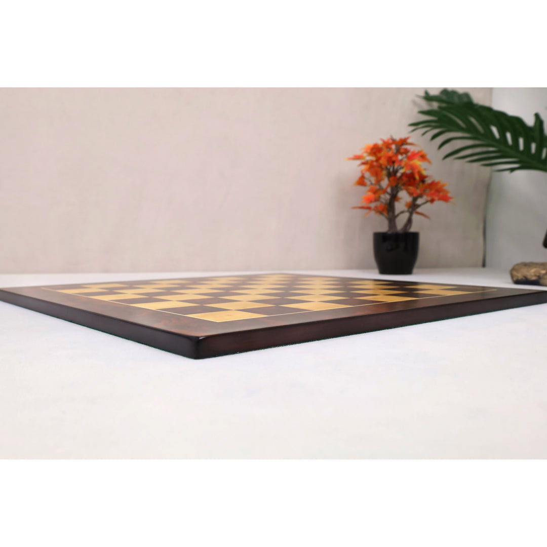 16" Imperial Burl Printed Chess Board - Matte Finish