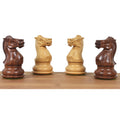 Symmetrical arrangement of Golden Rosewood and Boxwood Knights.