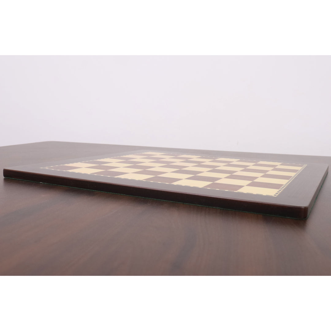 16" Walnut & Maple Printed Chess Board – Matte Finish Tournament Board
