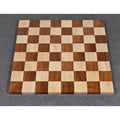 Borderless Hardwood End Grain Chess board - Golden Rosewood & Maple-55 mm square - Warehouse Clearance - Europe Shipping Only