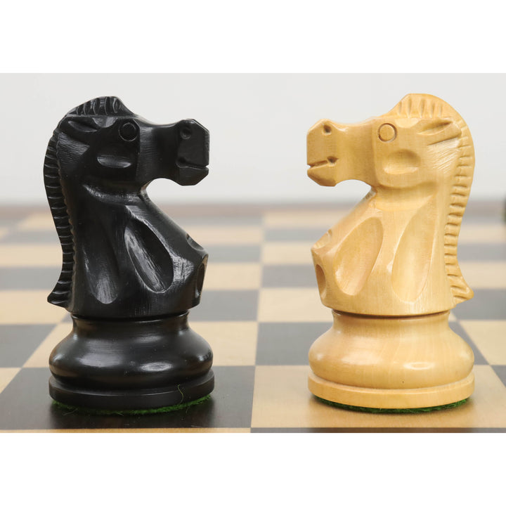 Slightly Imperfect 3.8" Reykjavik Series Staunton Chess Set- Chess Pieces Only - Weighted Boxwood