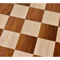 Borderless Hardwood End Grain Chess board - Golden Rosewood & Maple-55 mm square - Warehouse Clearance - Europe Shipping Only