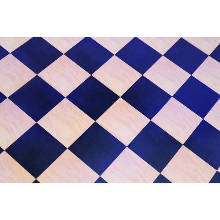 Slightly Imperfect 21" Queen's Gambit Printed Chess Board- Ebony & Maple - 55mm square- Matt Finish