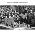 Historical archive photo of chess grandmaster Mikhail Tal during tournament play.
