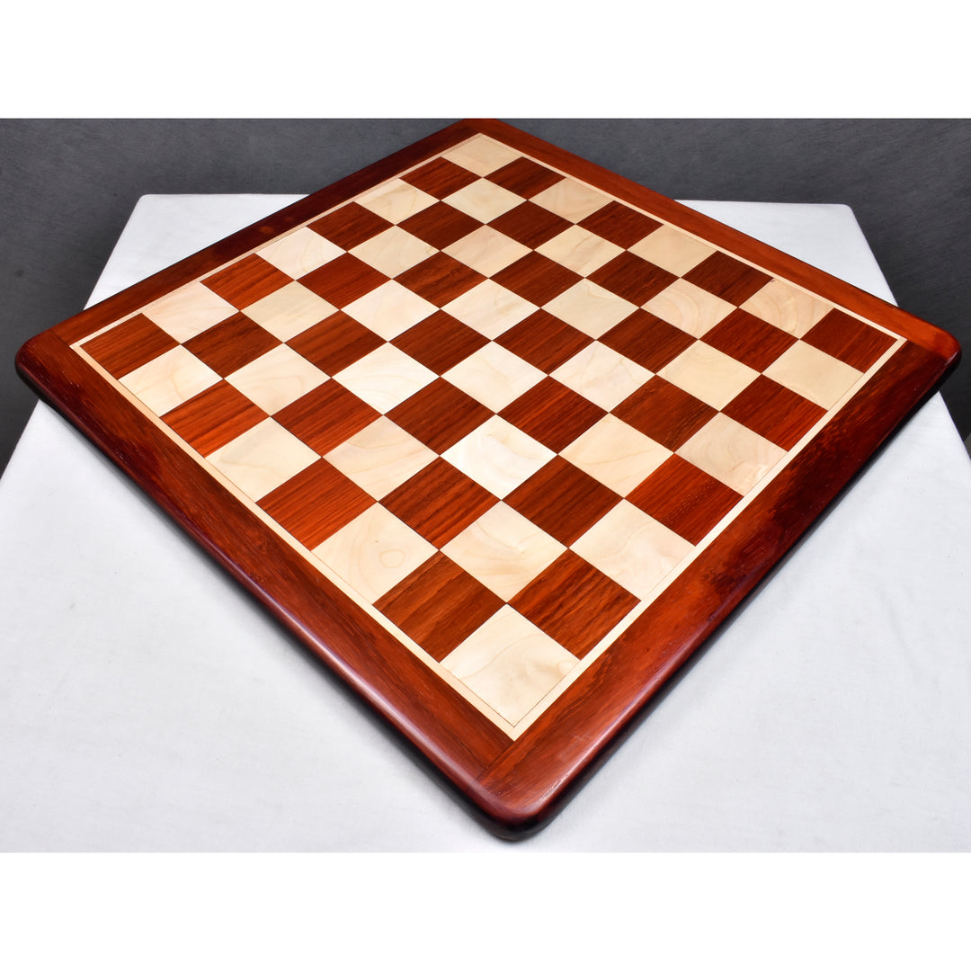 21" Bud Rosewood & Maple Wood Chess board with 55 mm Wooden Square