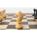 Single hand-carved boxwood knight from the 4.8-inch Averbakh Soviet chess set.