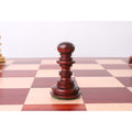 Meticulously turned bud rosewood Pawn piece from the Gallant Knight luxury Staunton collection.
