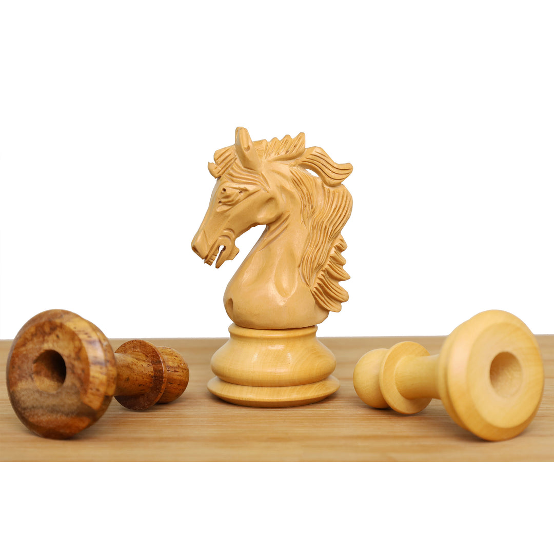Slightly Imperfect 3.9" Heritage Series Chessnut Pro Sensor Compatible Set- Chess Pieces Only- Golden Rosewood