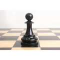 Slightly Imperfect The Giant 1849 Staunton Chess Set- Pieces Only- Ebony & Distressed Boxwood - 6.2" King