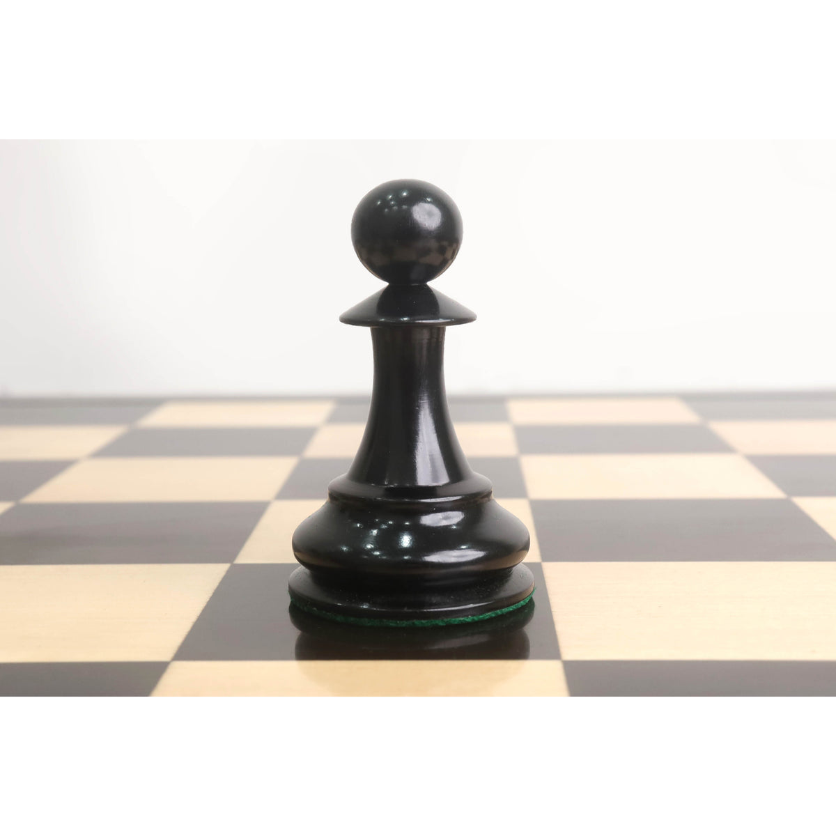 Slightly Imperfect The Giant 1849 Staunton Chess Set- Pieces Only- Ebony & Distressed Boxwood - 6.2" King