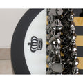 17" Minimalist Brass Metal Luxury Chess Pieces, Board and Table Set - 21" Height - Warehouse Clearance - Europe Shipping Only