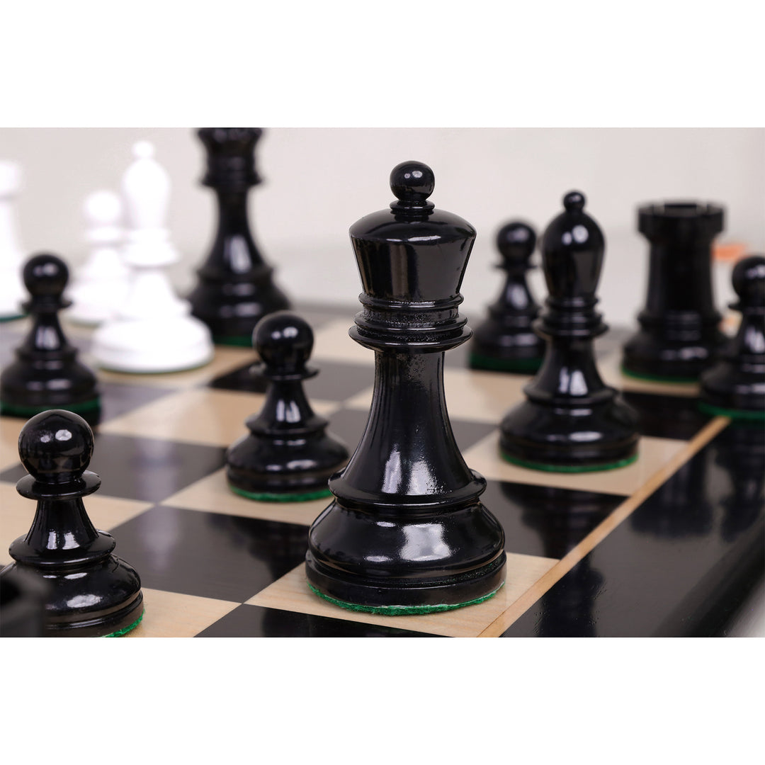 1950s' Fischer Dubrovnik Painted Chess Set- Chess Pieces Only - 3.8" King