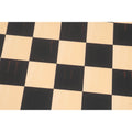 Slightly Imperfect 21" Ebony & Maple Wood Printed Chess Board- 55mm square- Matt Finish