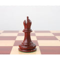 Dark bud rosewood Staunton bishop chess piece