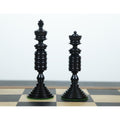 Ebony Pre-Staunton King and Queen pieces.