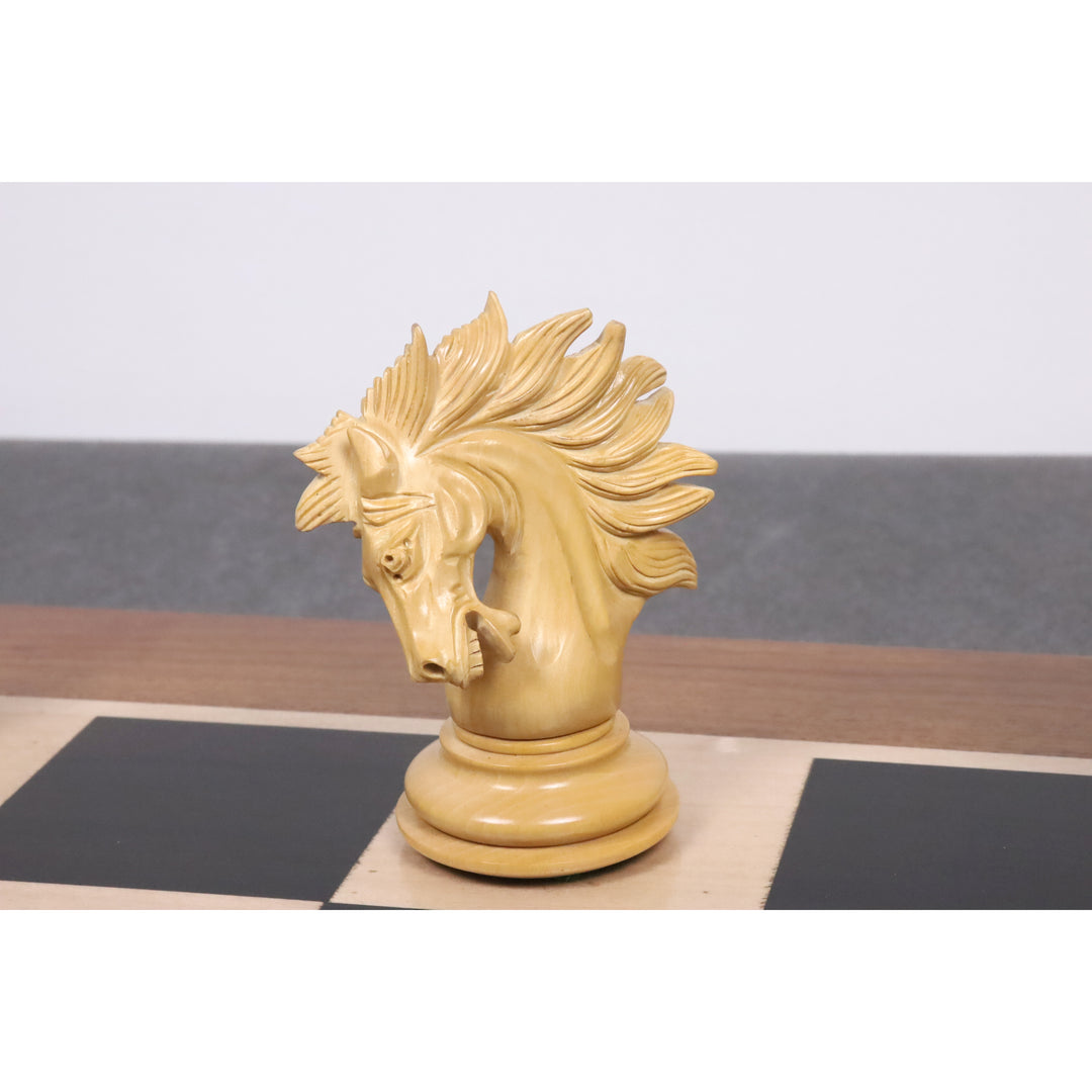 Slightly Imperfect 4.3" Marengo Luxury Staunton Chess Set- Chess Pieces Only- Ebony Wood Triple Weight - Warehouse Clearance - Europe Shipping Only