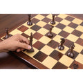 Slightly Imperfect 3.5" Monolith Miniature Chess Set- Chess Pieces Only - Rosewood & Boxwood