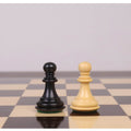 Ebony and boxwood pawn chess pieces