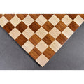 Borderless Hardwood End Grain Chess board - Golden Rosewood & Maple-55 mm square - Warehouse Clearance - Europe Shipping Only