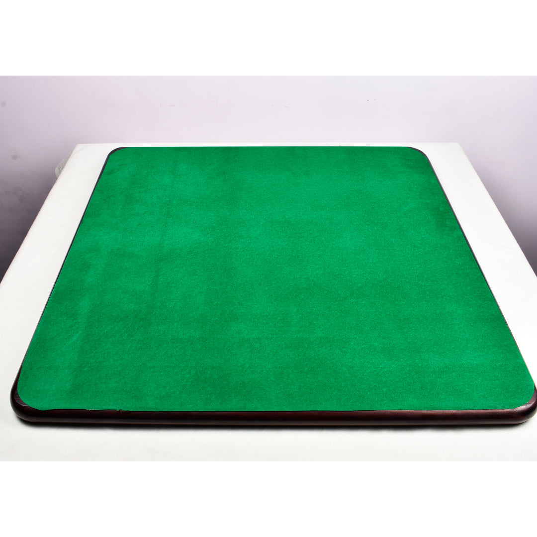 3.9" Heritage Series Staunton Chess Set Combo - Pieces in Bud Rosewood with 21" Chess Board and Storage Box