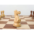 Combo of 4.1" Pro Staunton Weighted Wooden Chess Set - Chess Pieces with 23" Chess Board in Golden Rosewood - Warehouse Clearance - Europe Shipping Only