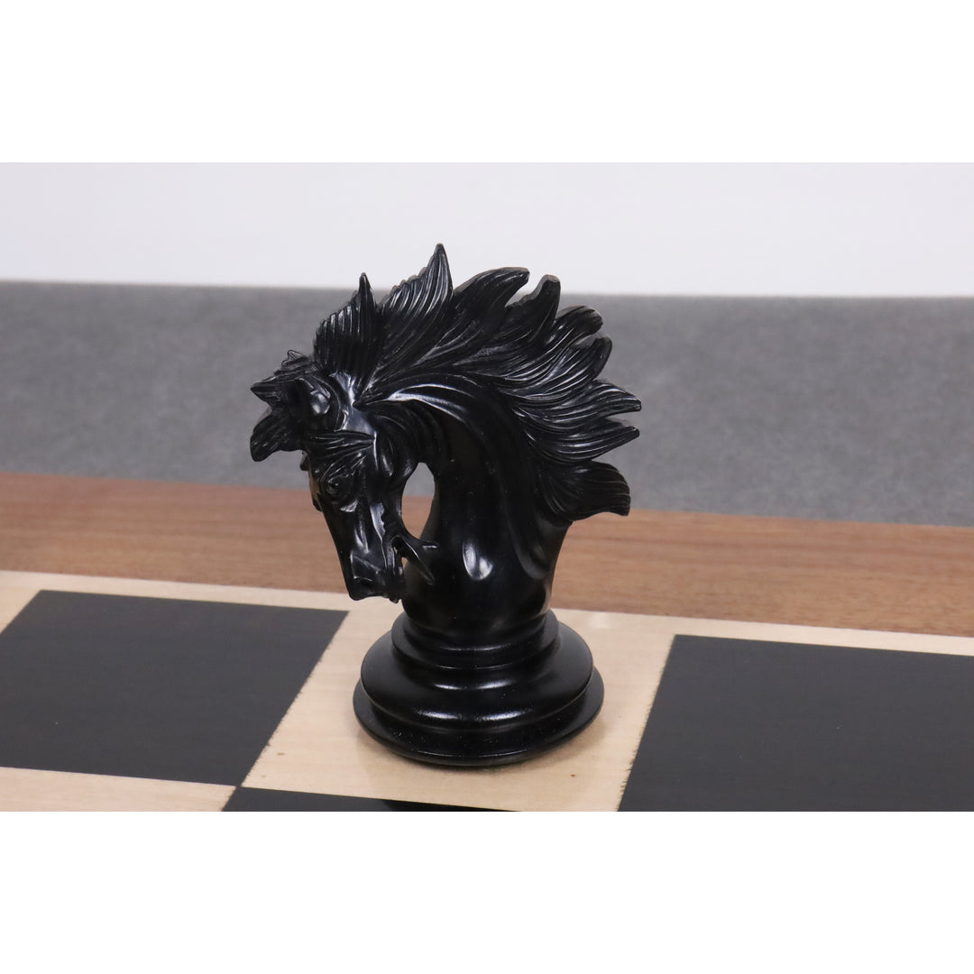 Slightly Imperfect 4.3" Marengo Luxury Staunton Chess Set- Chess Pieces Only- Ebony Wood Triple Weight - Warehouse Clearance - Europe Shipping Only