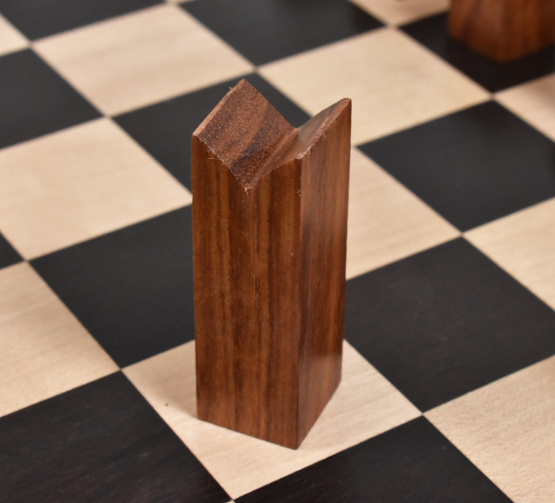Repro 1966 Lanier Graham Chess Set- Chess Pieces Only - Absract set - Golden Rosewood- 2.7" - Warehouse Clearance - USA Shipping Only