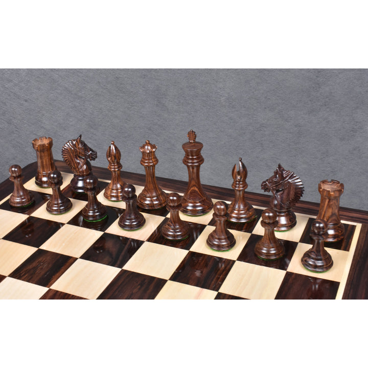 Rare American Staunton Luxury Chess Pieces Set