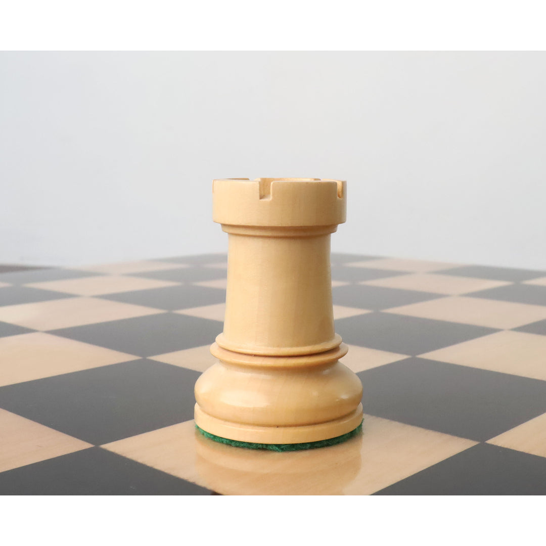 1950s' Fischer Dubrovnik Chess Set- Chess Pieces Only - Ebony & Boxwood - 3.8 " King - Warehouse Clearance - USA Shipping Only