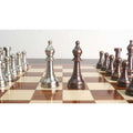 Slightly Imperfect 3.5" Elegance Series Brass Metal Luxury Chess Set - Pieces Only- Antiqued Copper - Warehouse Clearance - USA Shipping Only