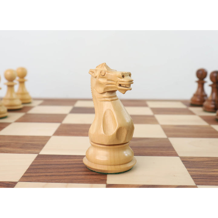 4.1" Pro Staunton Weighted Wooden Chess Set- Chess Pieces Only - Golden Rosewood - 4 queens - Warehouse Clearance - USA Shipping Only