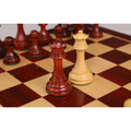Repro 2016 Sinquefield Staunton Chess Set- Chess Pieces Only-Bud Rosewood-Triple Weight