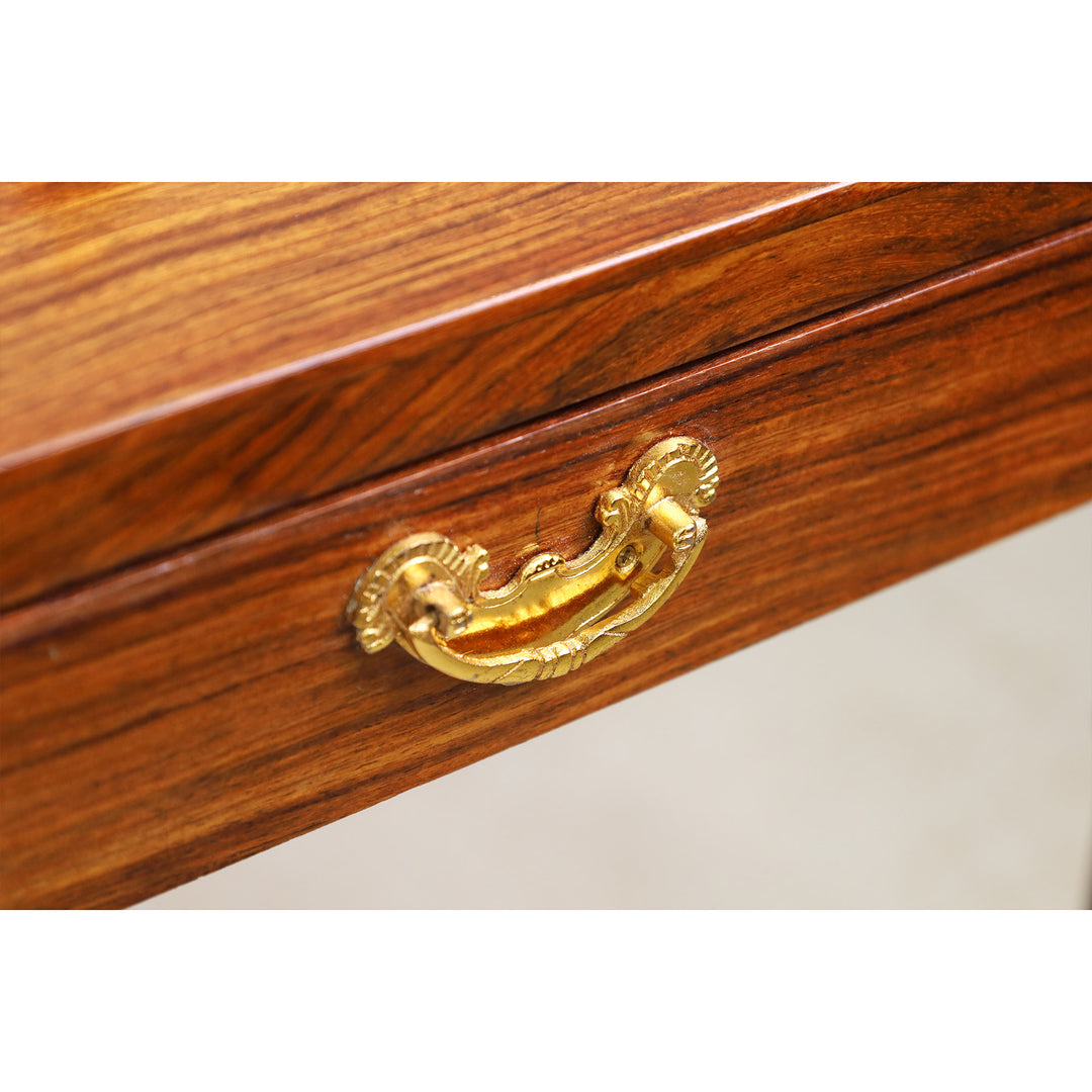 30" Chessmaster's Series Chess Board Table with Single Drawer - 26.5" Height- Golden Rosewood & Maple Wood