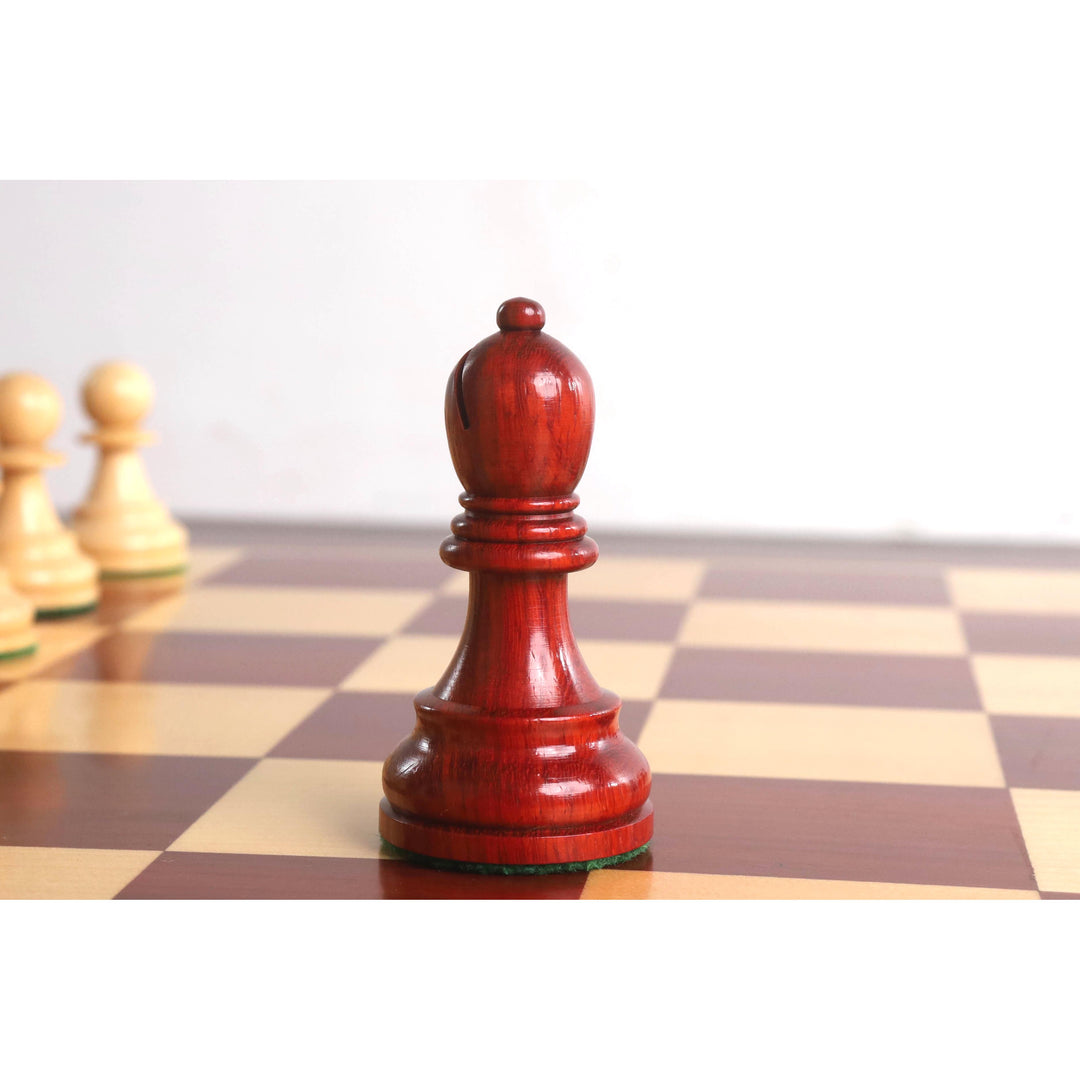 1972 Campeonato Fischer Spassky Juego de ajedrez - Sólo Piezas de Ajedrez -Doble ponderado Palo de rosa Bud