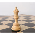 Single handcrafted boxwood bishop from the luxury Tilted Knight chess set.