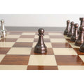 3.5" Elegance Series Brass Metal Luxury Chess Set - Pieces Only- Antiqued Copper