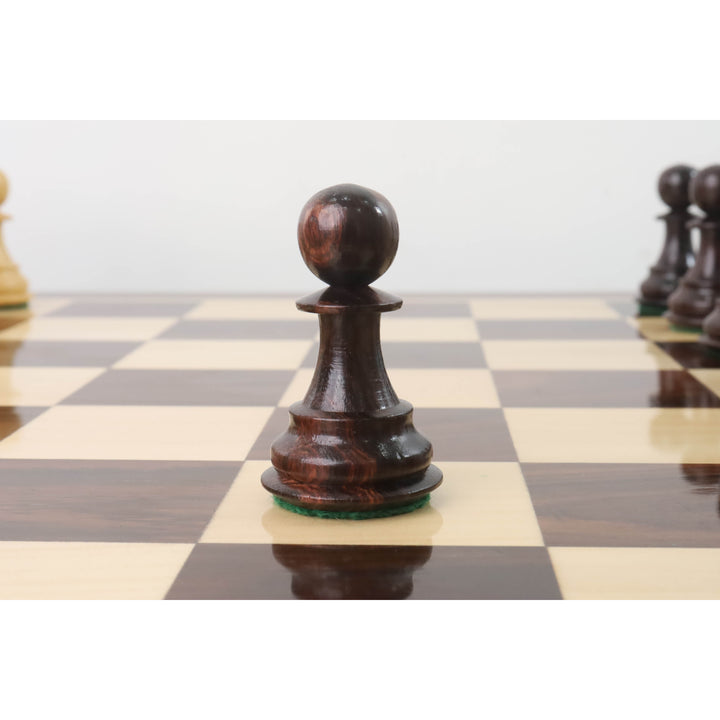 4.1" Pro Staunton Wooden Chess Set- Chess Pieces Only - Weighted Rosewood - Warehouse Clearance - USA Shipping Only