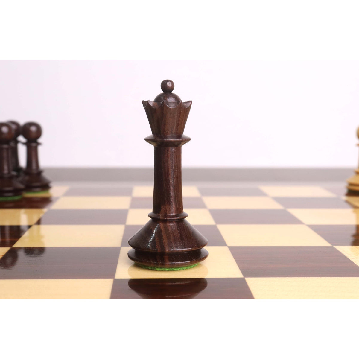 Slightly Imperfect 3.5" Monolith Miniature Chess Set- Chess Pieces Only - Rosewood & Boxwood