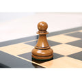 4.3" Sovereign Crown Luxury Staunton Chess Set - Chess Pieces Only - Lacquered Distress Antiqued Boxwood & Ebony - Triple Weighted