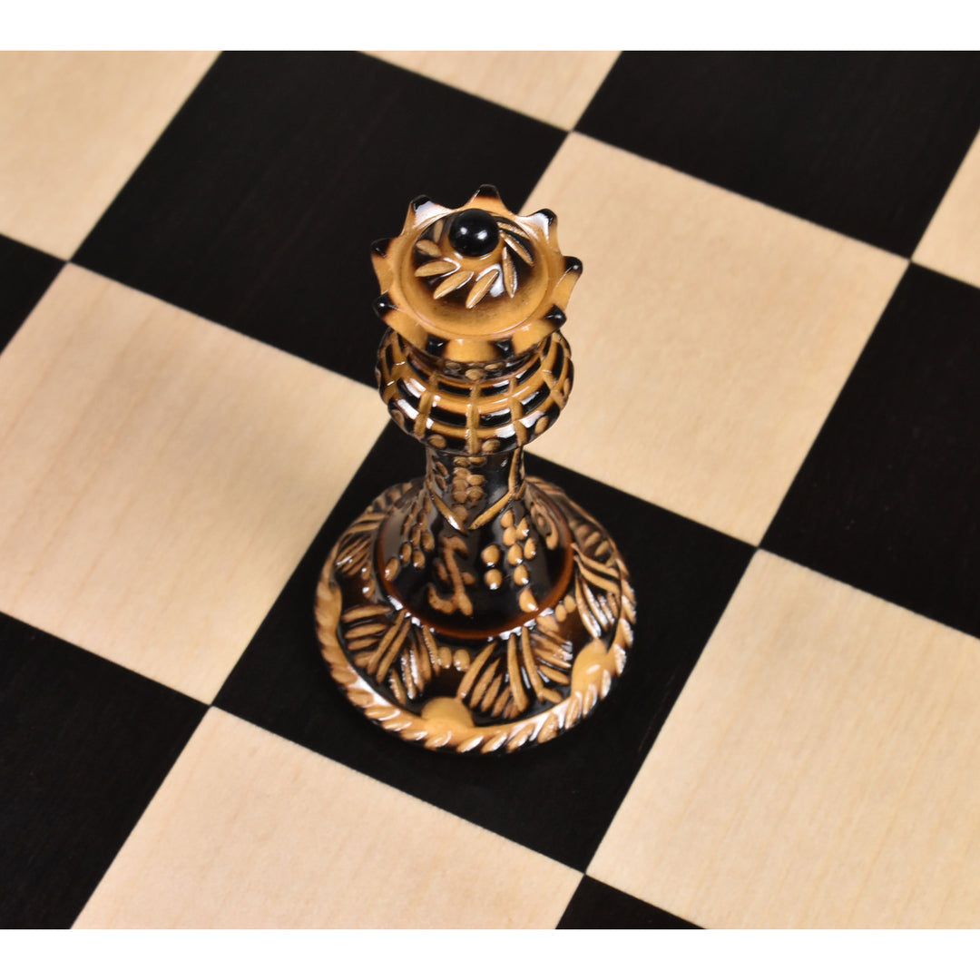 4.2" American Staunton Luxury Chess Set- Chess Pieces Only-Hand Carved Weighted Boxwood - Warehouse Clearance - USA Shipping Only