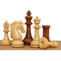 A selection of weighted Golden Rosewood and Boxwood chess pieces for Chessnut Pro.