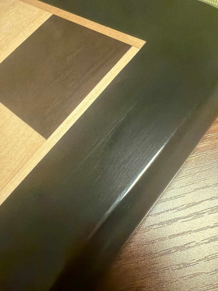 Slightly Imperfect 21" Solid Inlaid Ebony & Maple Wood Chess board - Square of 55 mm - Warehouse Clearance - Europe Shipping Only