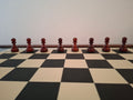 Slightly Imperfect Russian Zagreb 59' Chess Set - Chess Pieces Only - Double Weighted Bud Rose Wood - Warehouse Clearance - Europe Shipping Only
