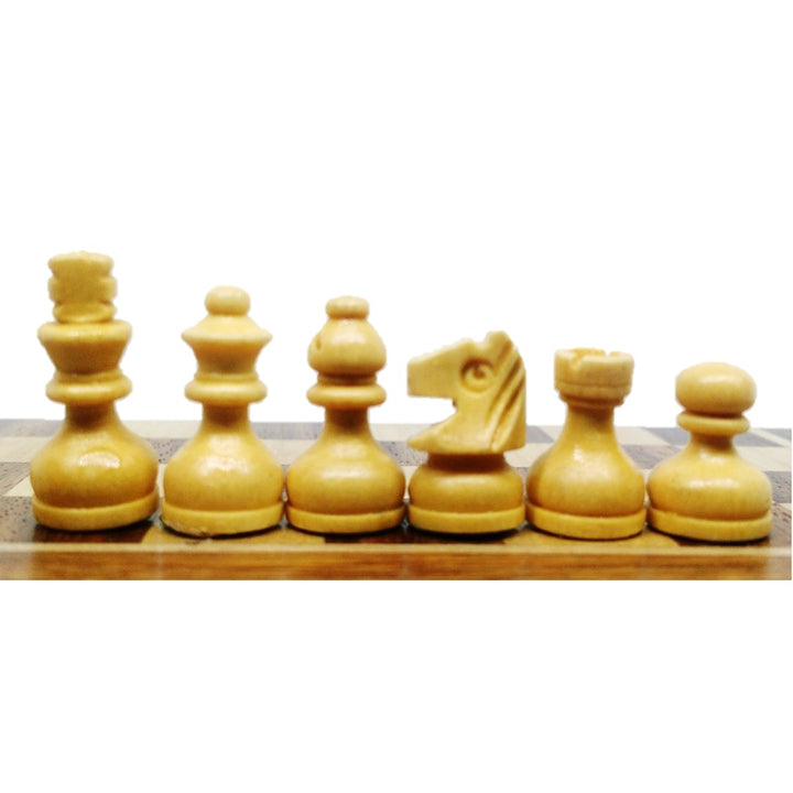 Magnetic Travel Chess set with Drawer 5" Golden Rosewood Sheesham wood - Warehouse Clearance - UK Shipping Only