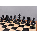 Slightly Imperfect Alexandria Luxury Staunton Chess Set- Chess Pieces Only - Triple Weighted - Ebony Wood