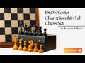 1960's Soviet Championship Tal Chess Set- Chess Pieces Only - Antiqued Boxwood- 4" King