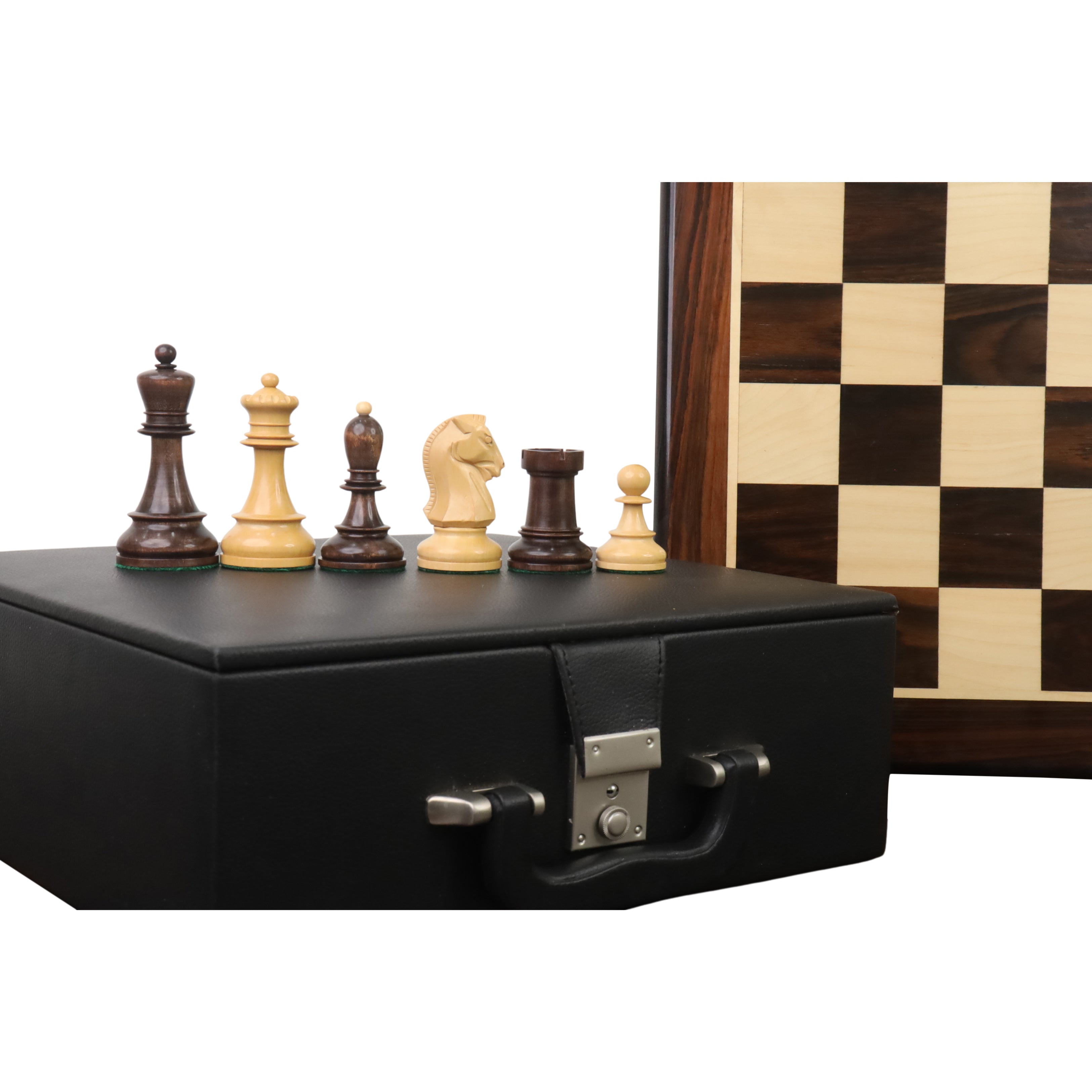 Travel Chess Set, Full Grain Leather
